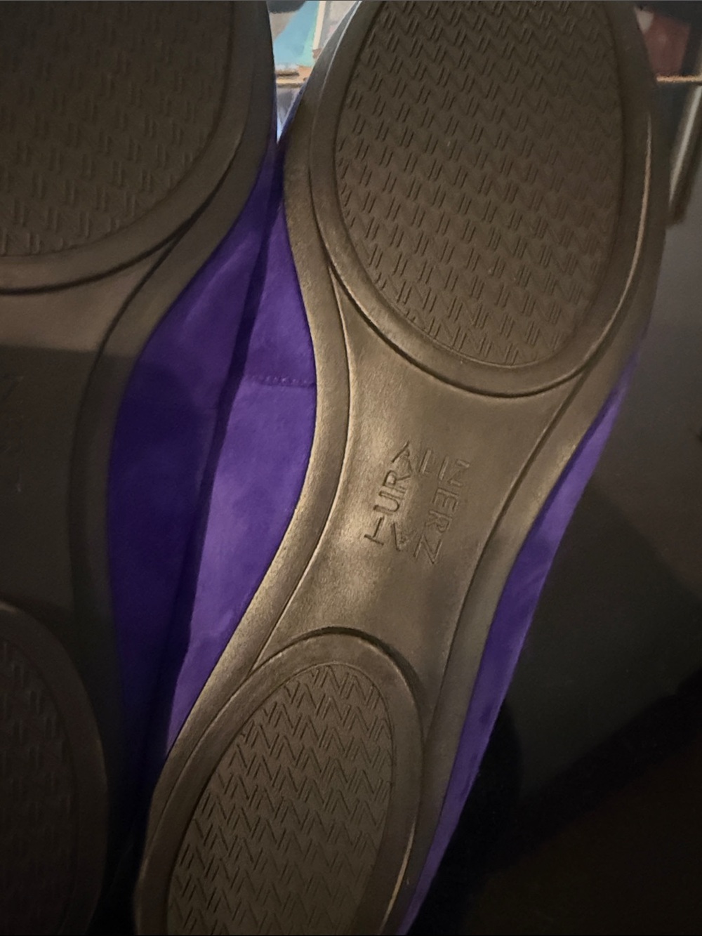 Naturalizer Purple Suede Women's Flats - Picture 5 of 7